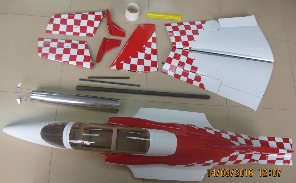FF-T001 Plais Red Viper 10-12kg turbine JET