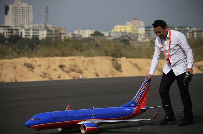 FF-T010 Boeing 737 Southwest Full composite 4.5KG Twins Turbine