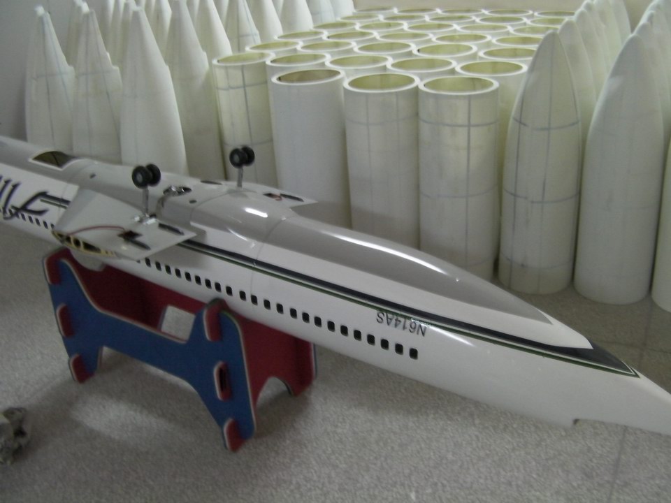FF-T012 Boeing 737 Alaska Full composite 4.5KG Twins Turbine