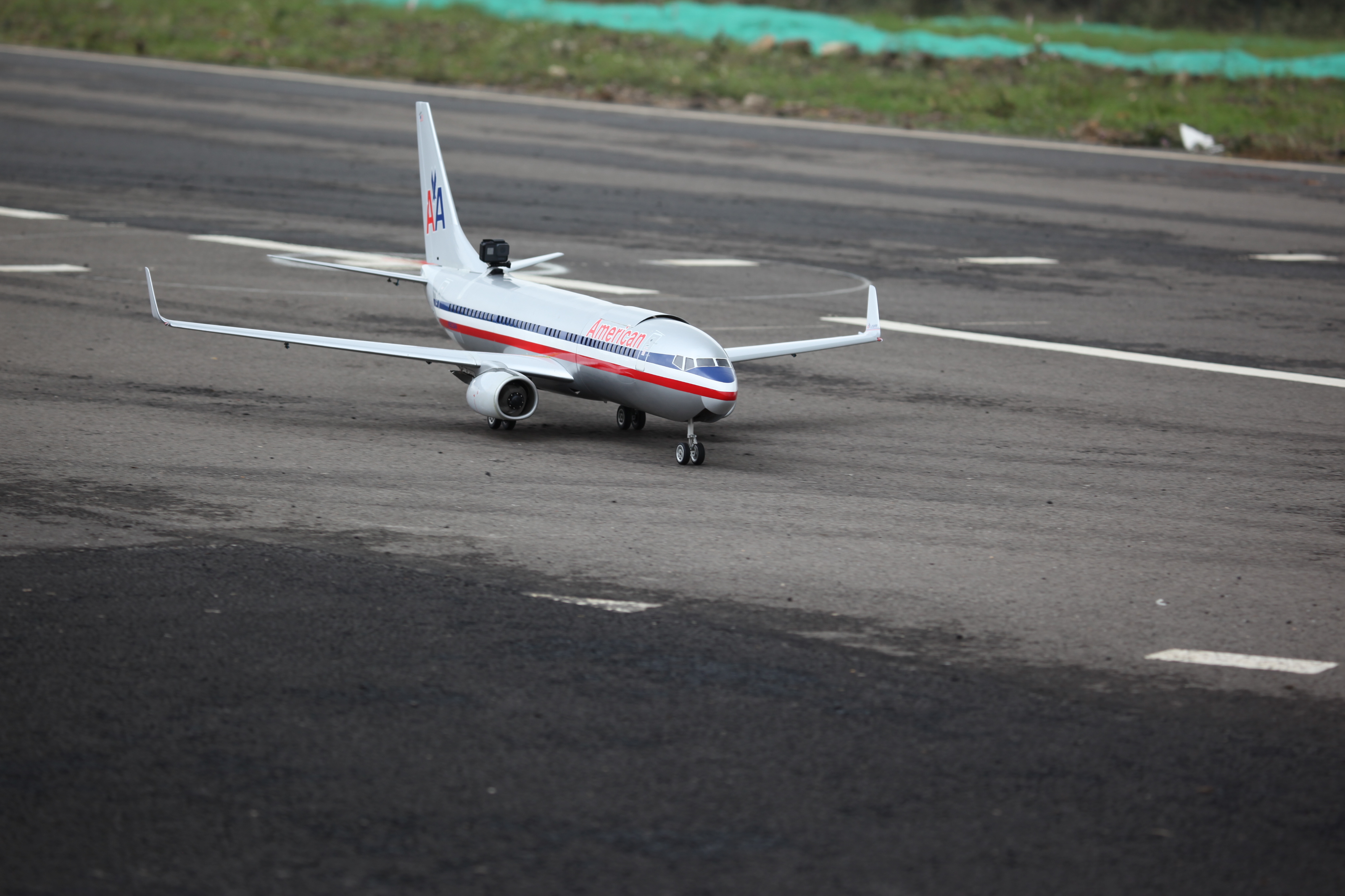FF-T013 Boeing 737 American Full composite 4.5KG Twins Turbine