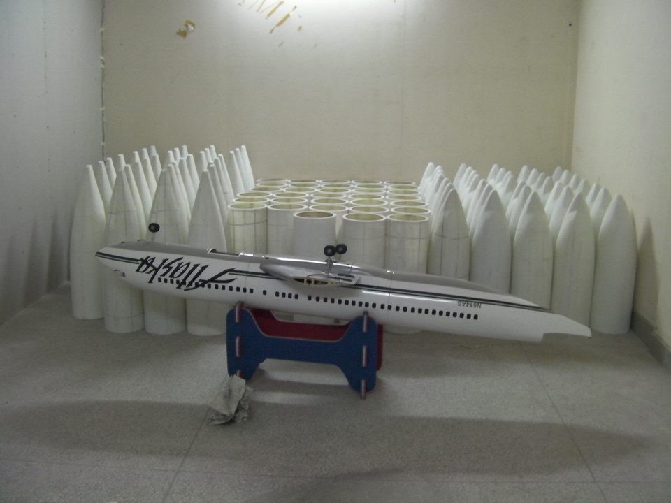 FF-T013 Boeing 737 American Full composite 4.5KG Twins Turbine