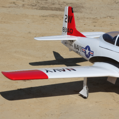 FF-E021 T-28 Trojan Red+white